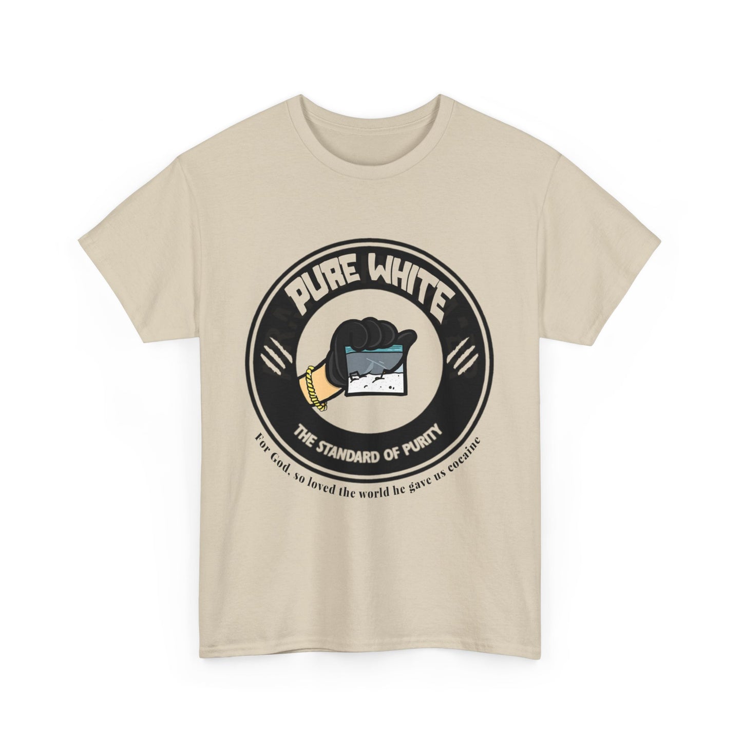 Pure White Street Legend Collection Unisex Heavy Cotton Tee