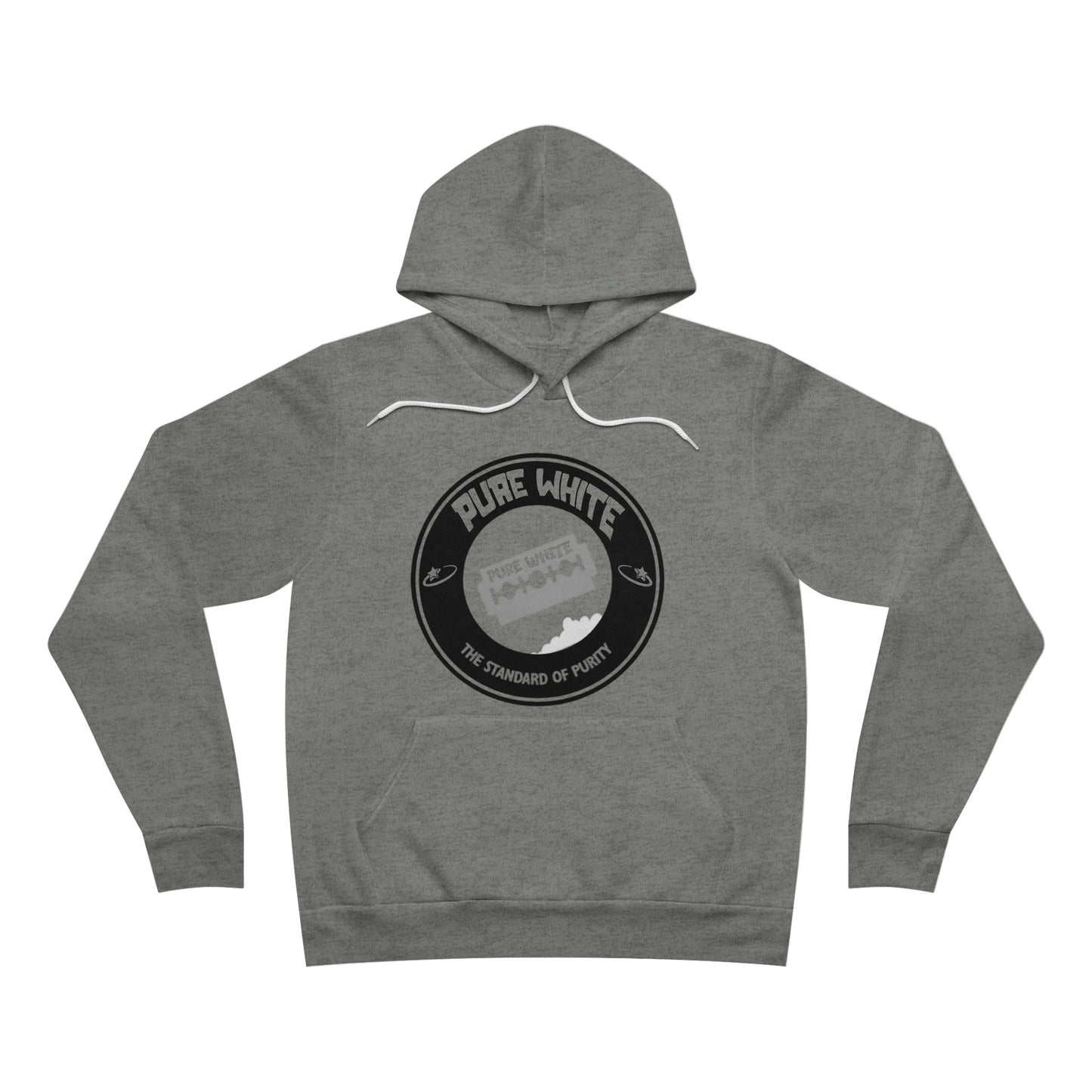 Pure White Collection Unisex Sponge Fleece Pullover Hoodie