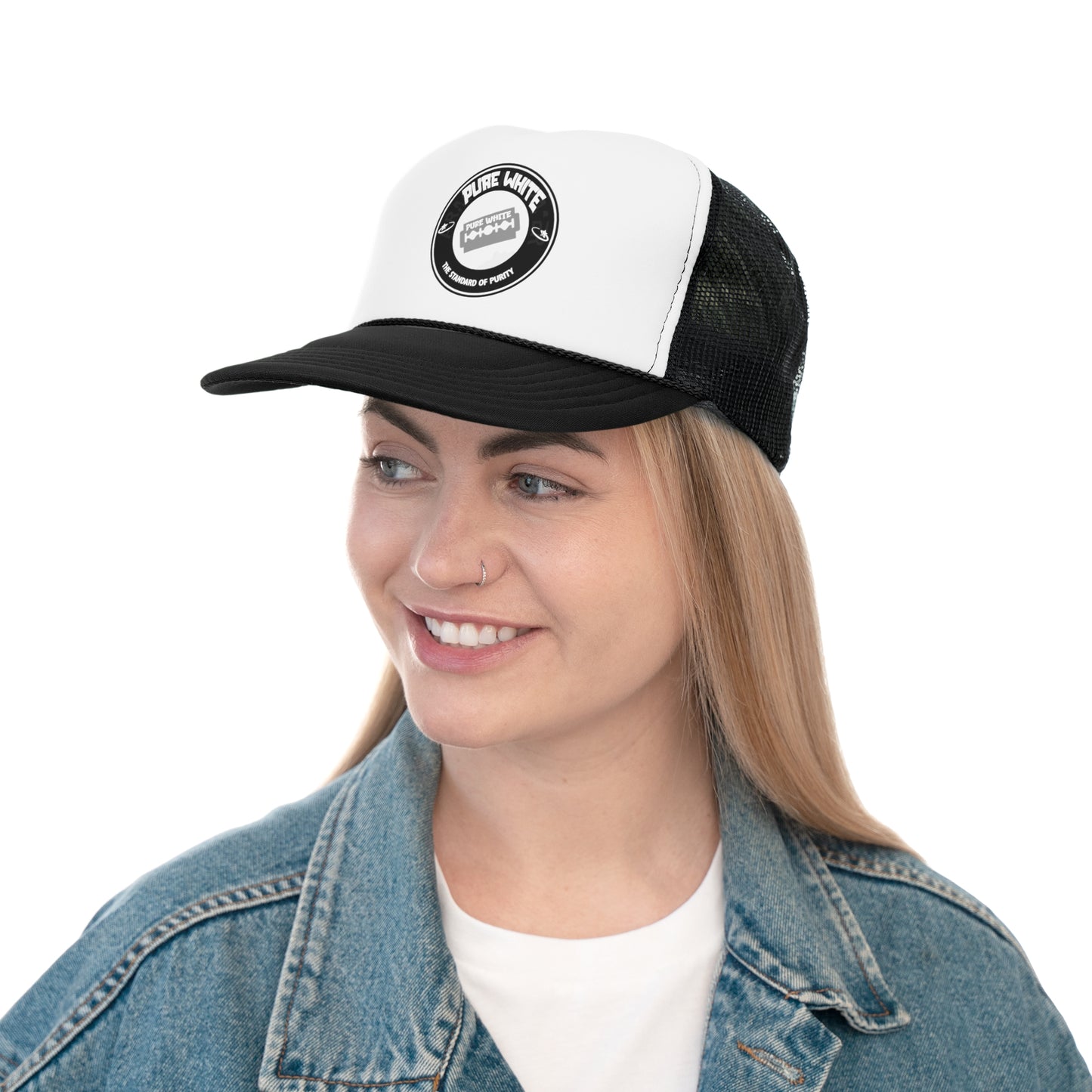Pure White Trucker Caps