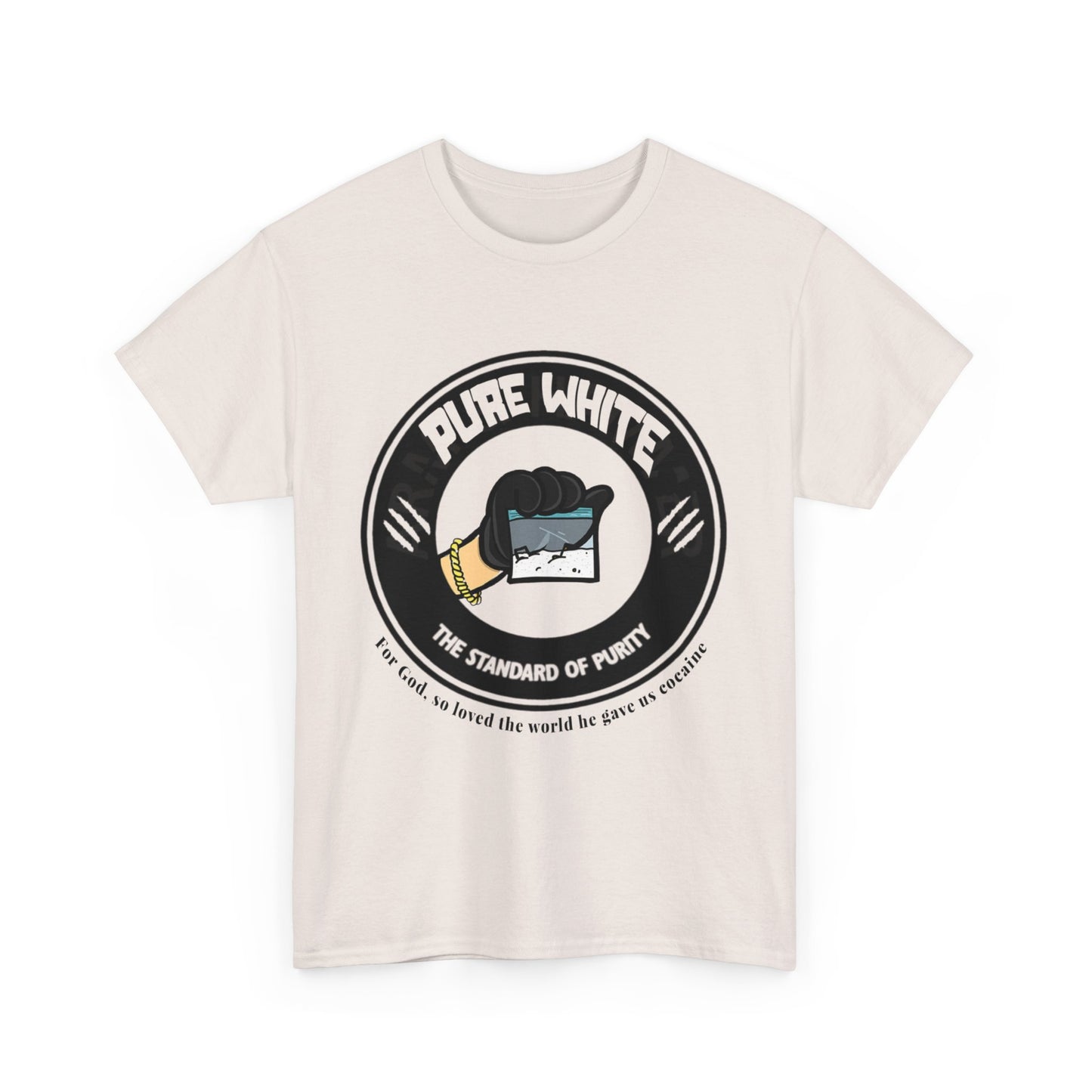 Pure White Street Legend Collection Unisex Heavy Cotton Tee
