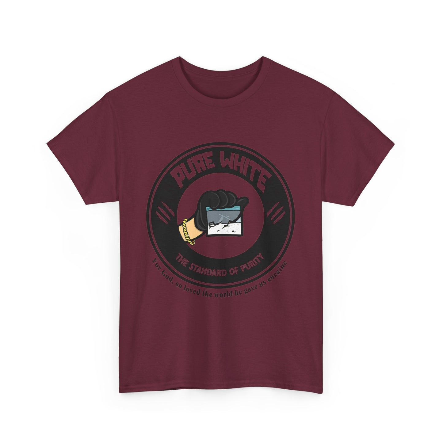 Pure White Street Legend Collection Unisex Heavy Cotton Tee