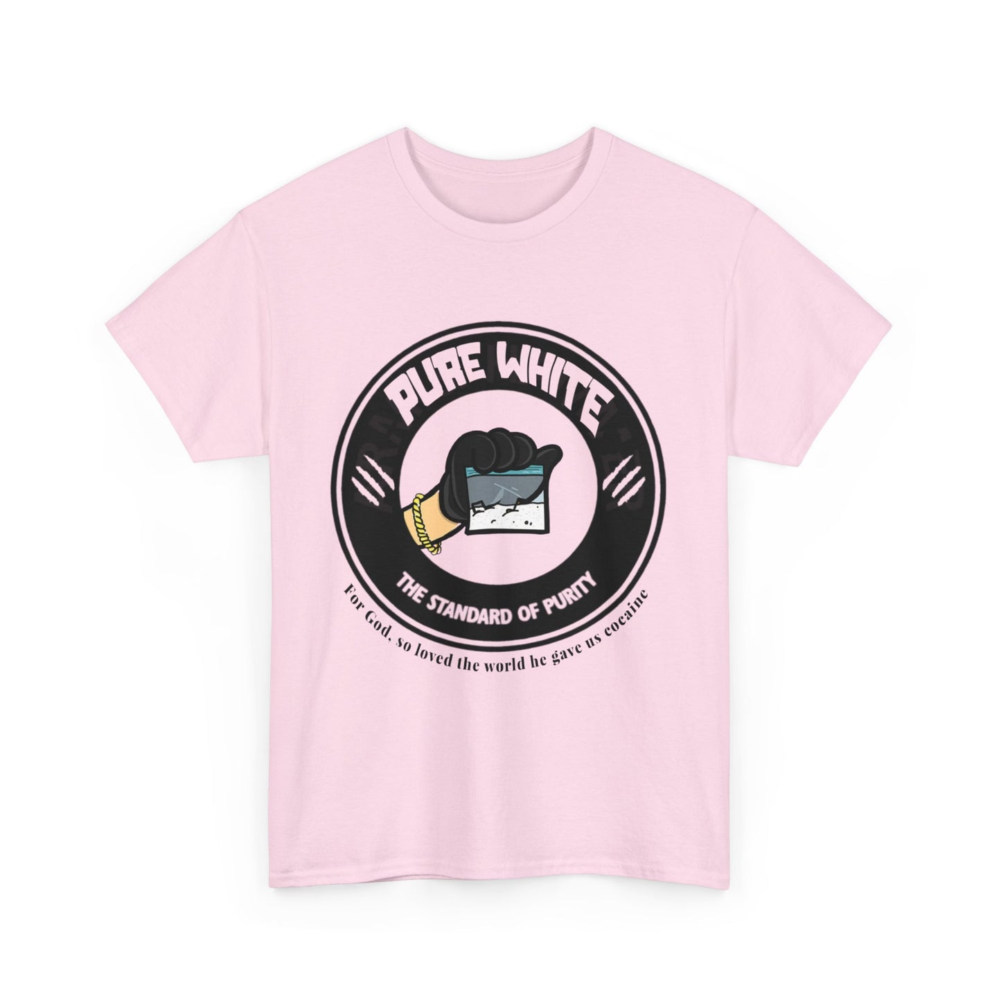 Pure White Street Legend Collection Unisex Heavy Cotton Tee