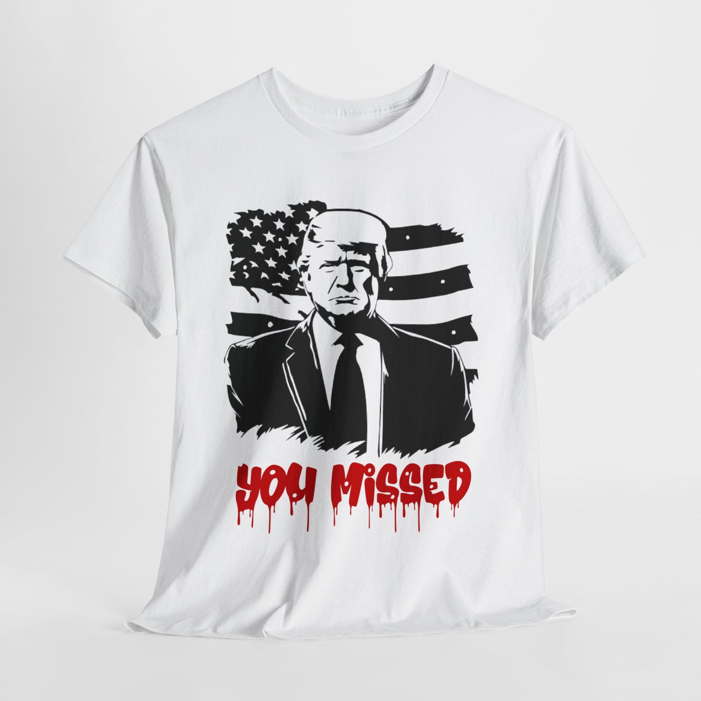 Trump You Missed Unisex Heavy Cotton Tee