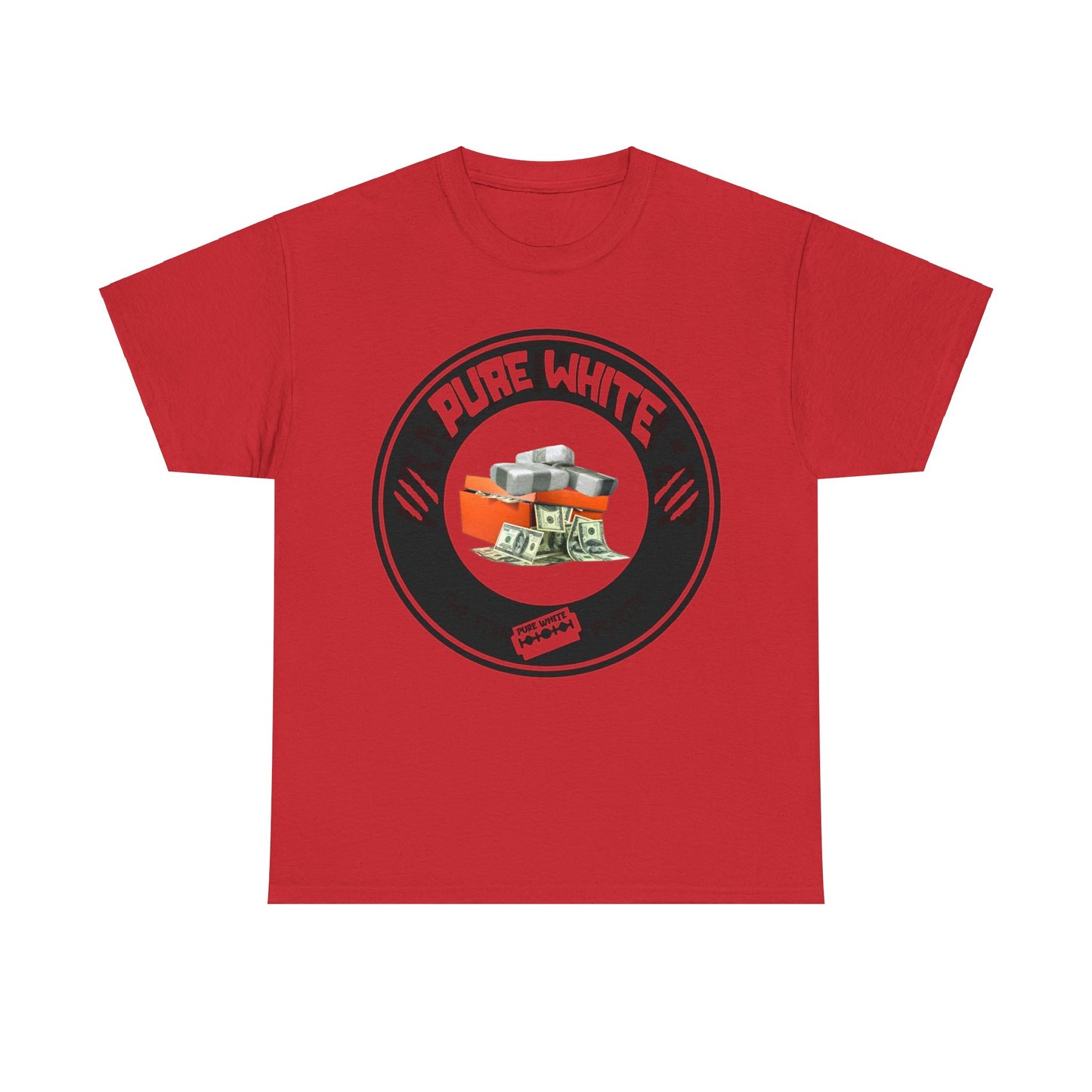 Pure White Street Legend collection Unisex Heavy Cotton Tee