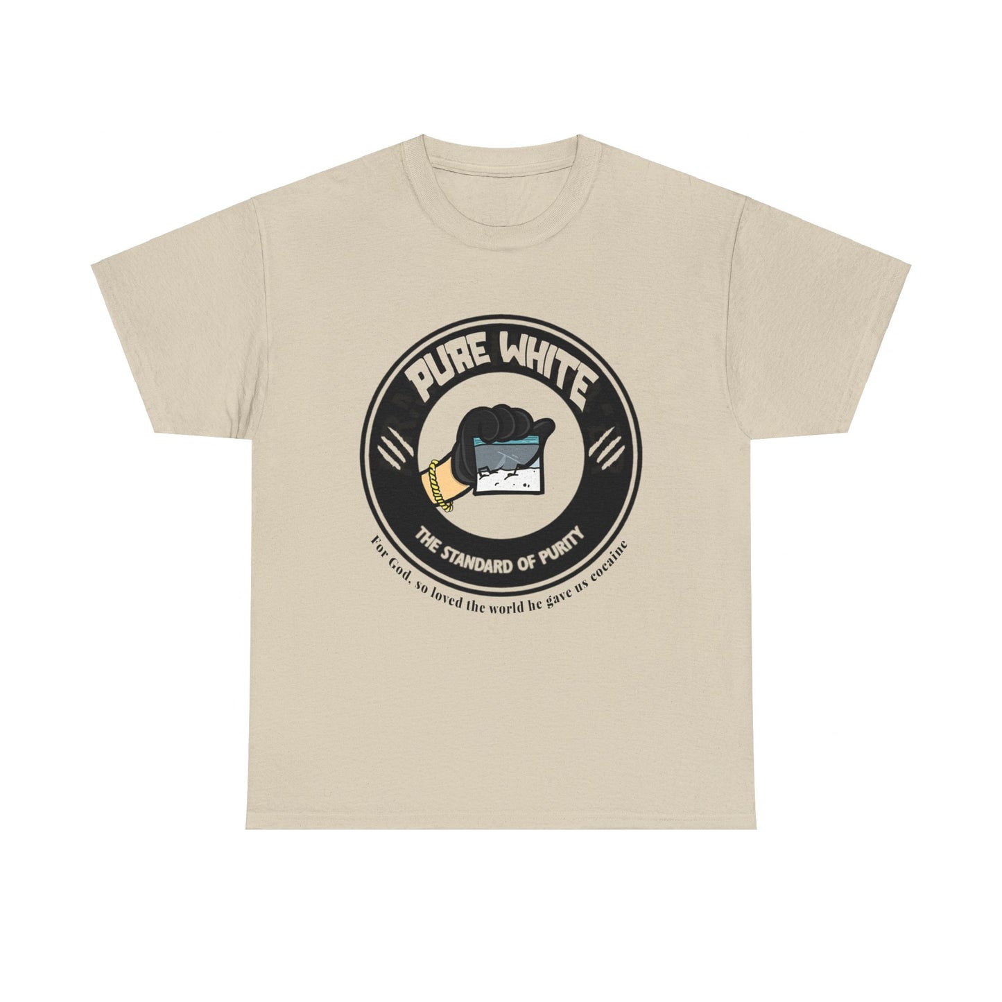 Pure White Street Legend Collection Unisex Heavy Cotton Tee