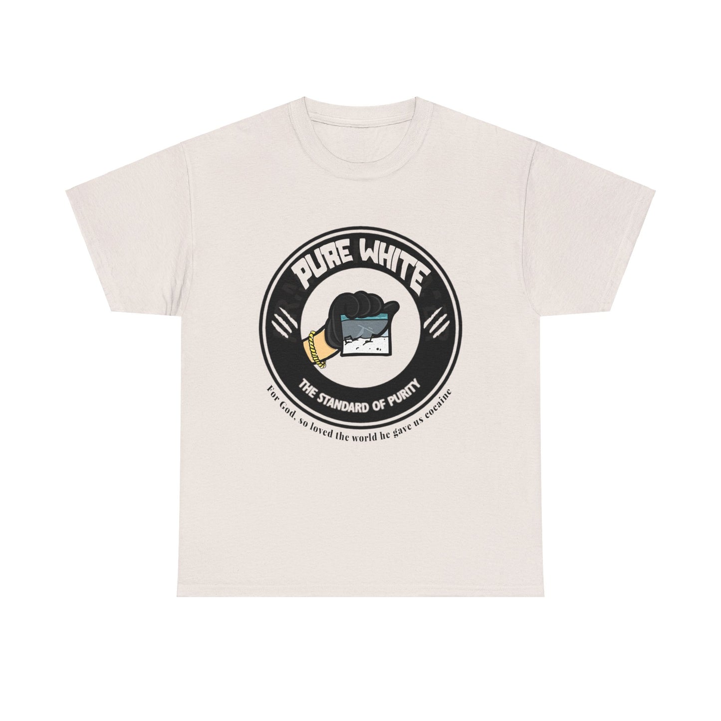 Pure White Street Legend Collection Unisex Heavy Cotton Tee