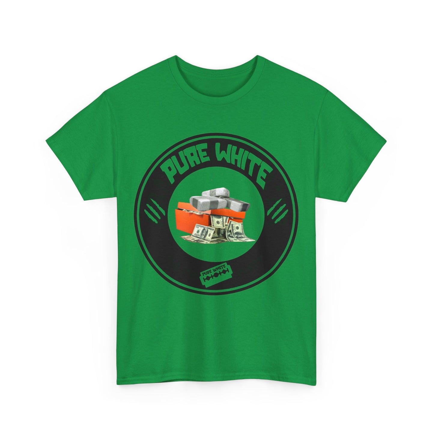 Pure White Street Legend collection Unisex Heavy Cotton Tee
