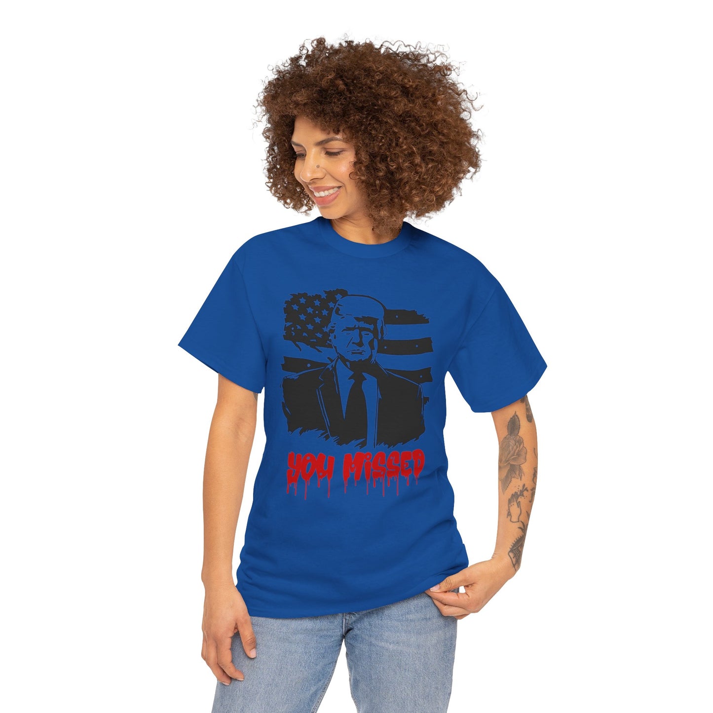 Trump You Missed Unisex Heavy Cotton Tee