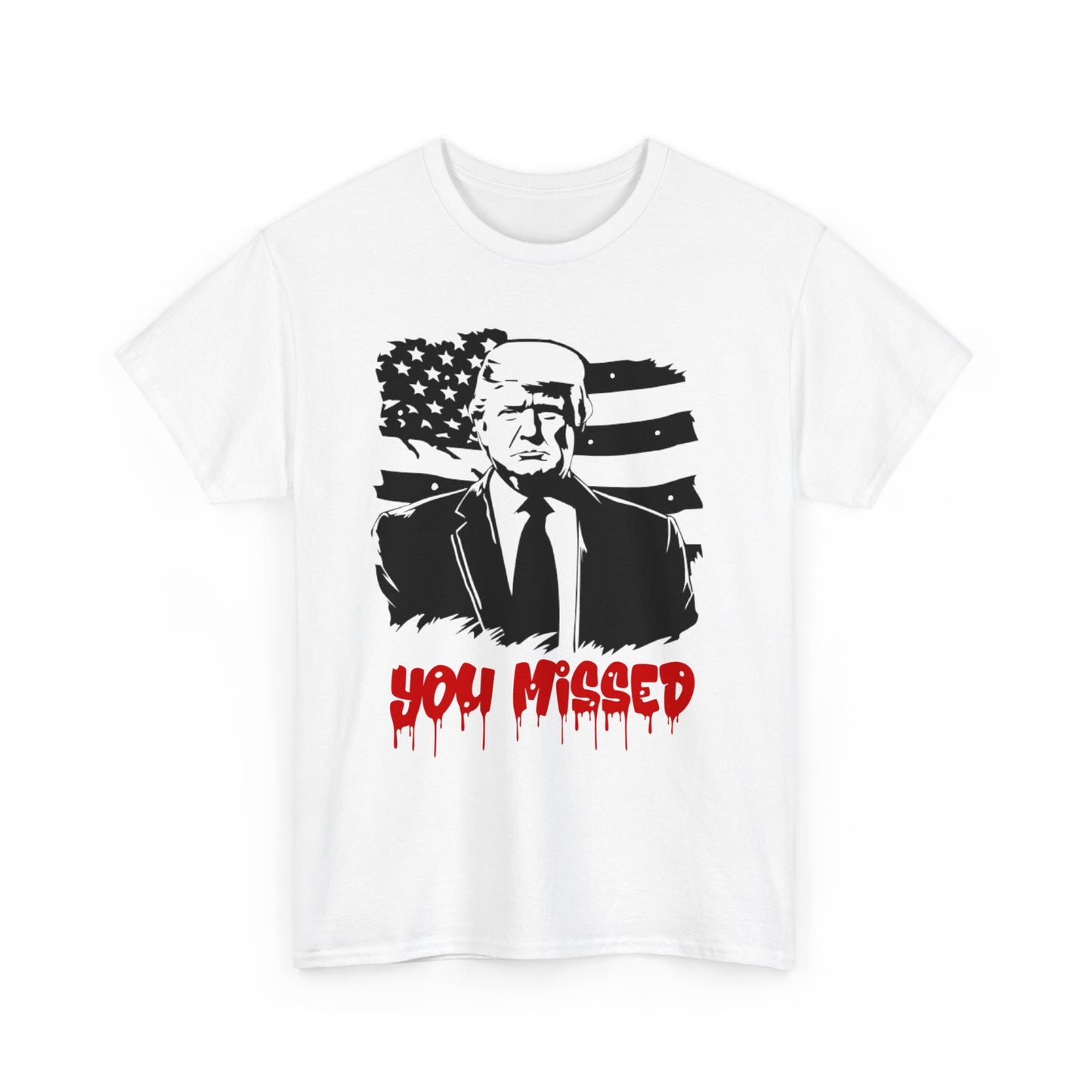 Trump You Missed Unisex Heavy Cotton Tee
