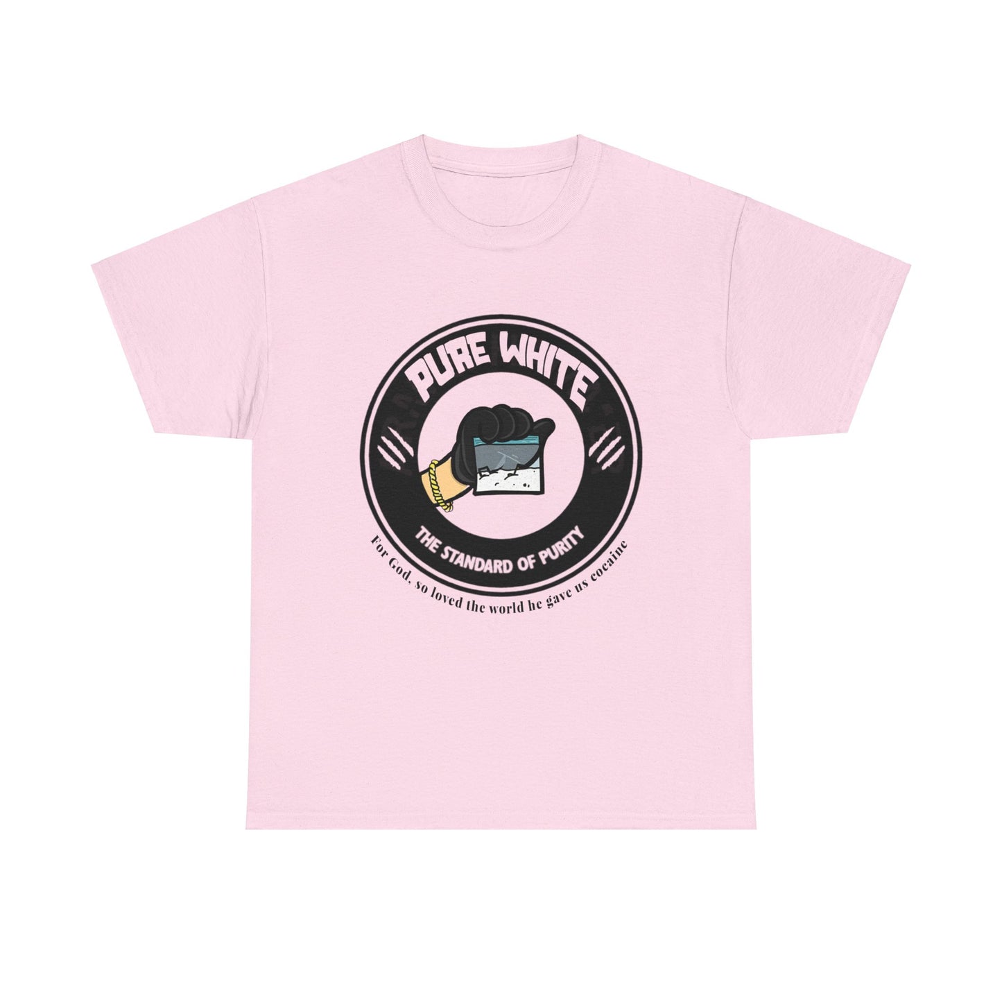 Pure White Street Legend Collection Unisex Heavy Cotton Tee