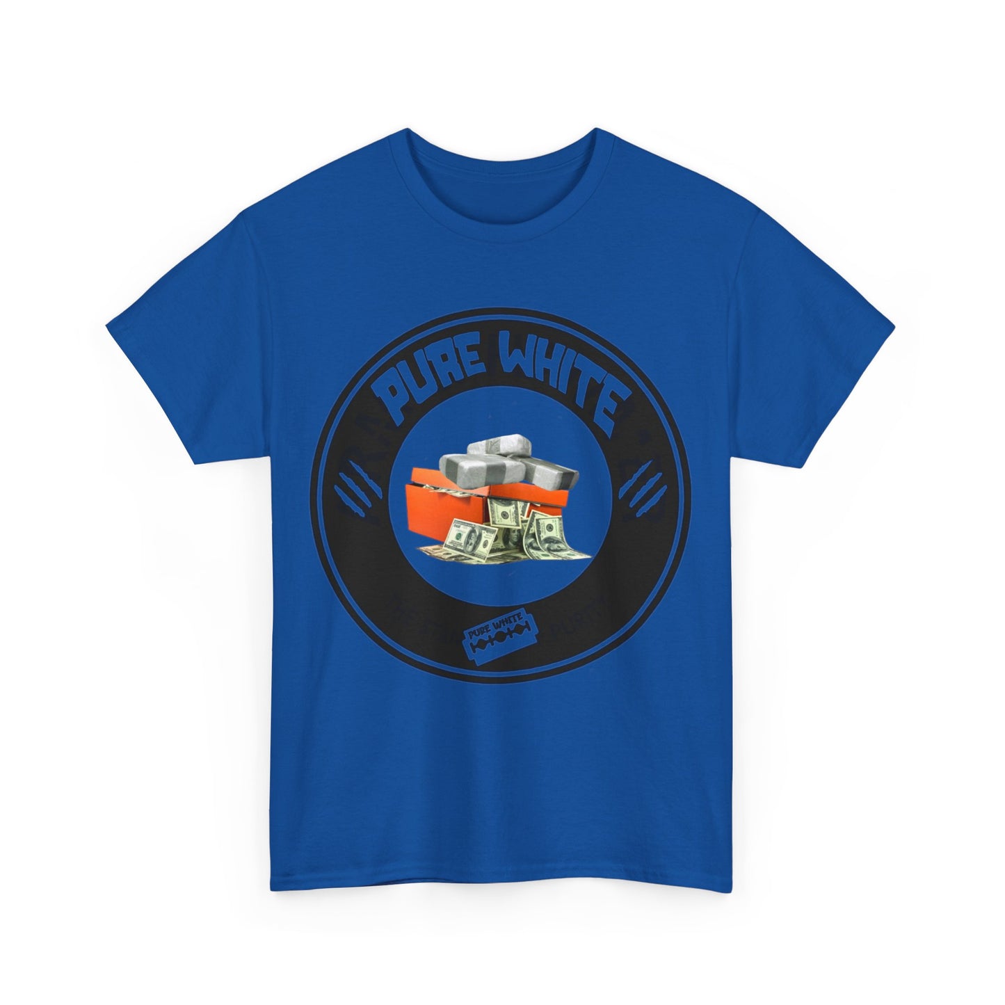 Pure White Street Legend collection Unisex Heavy Cotton Tee