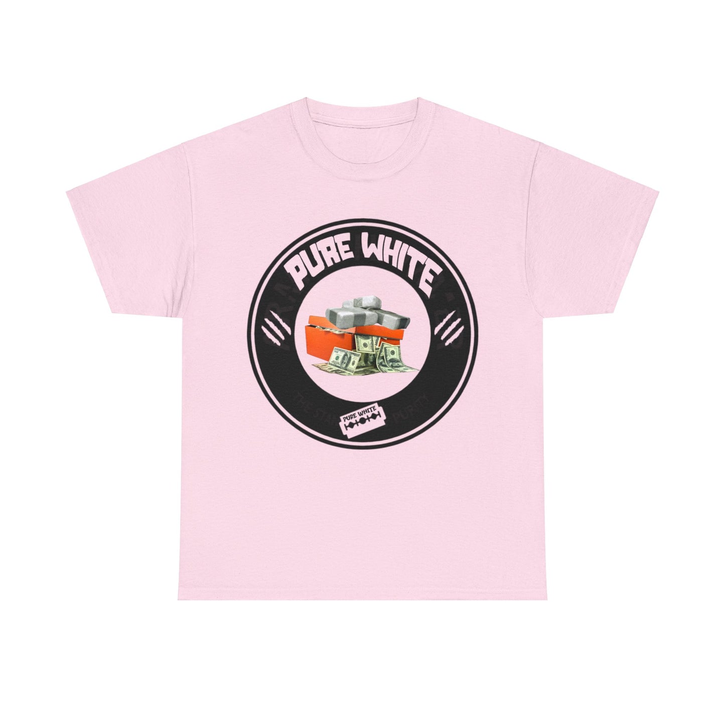 Pure White Street Legend collection Unisex Heavy Cotton Tee