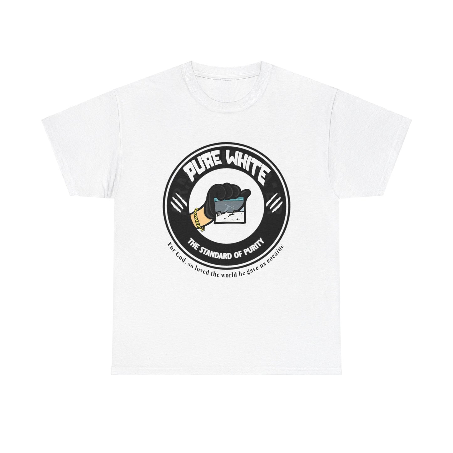 Pure White Street Legend Collection Unisex Heavy Cotton Tee