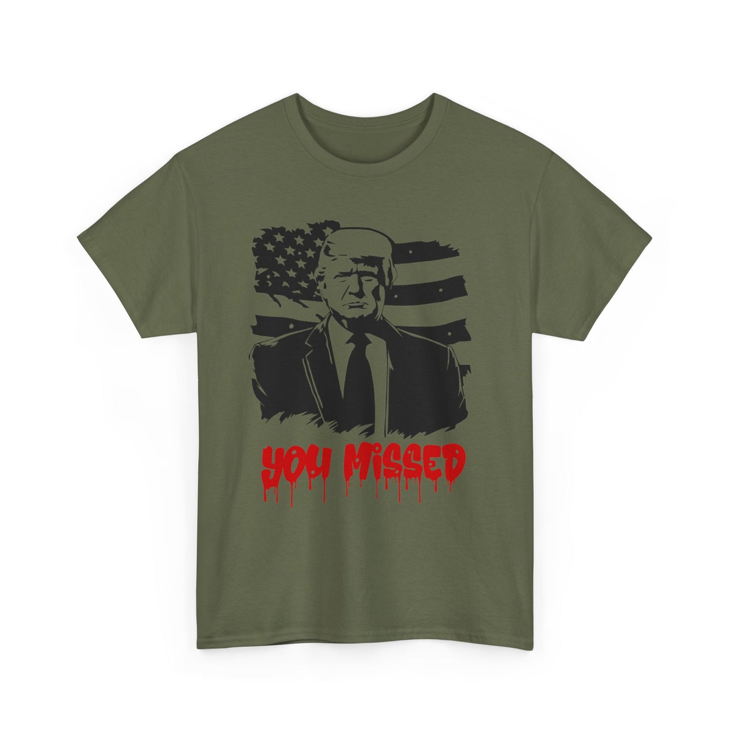 Trump You Missed Unisex Heavy Cotton Tee