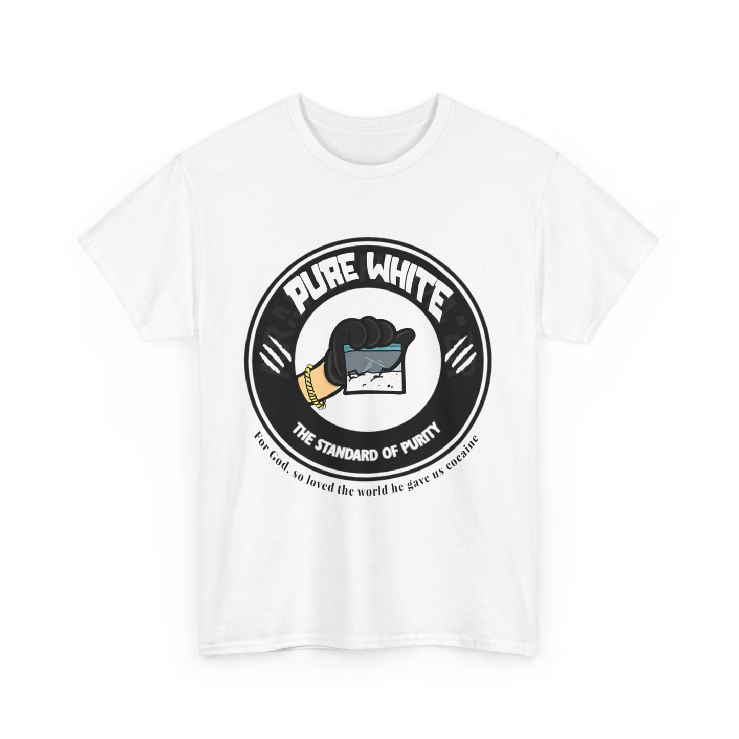 Pure White Street Legend Collection Unisex Heavy Cotton Tee