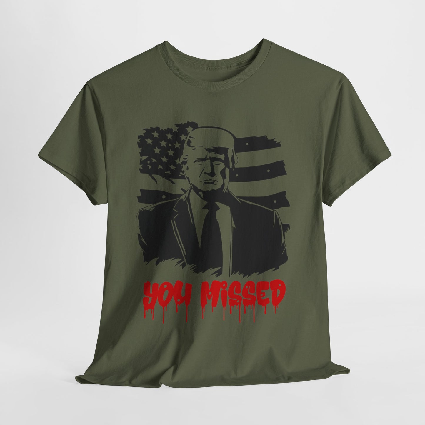 Trump You Missed Unisex Heavy Cotton Tee