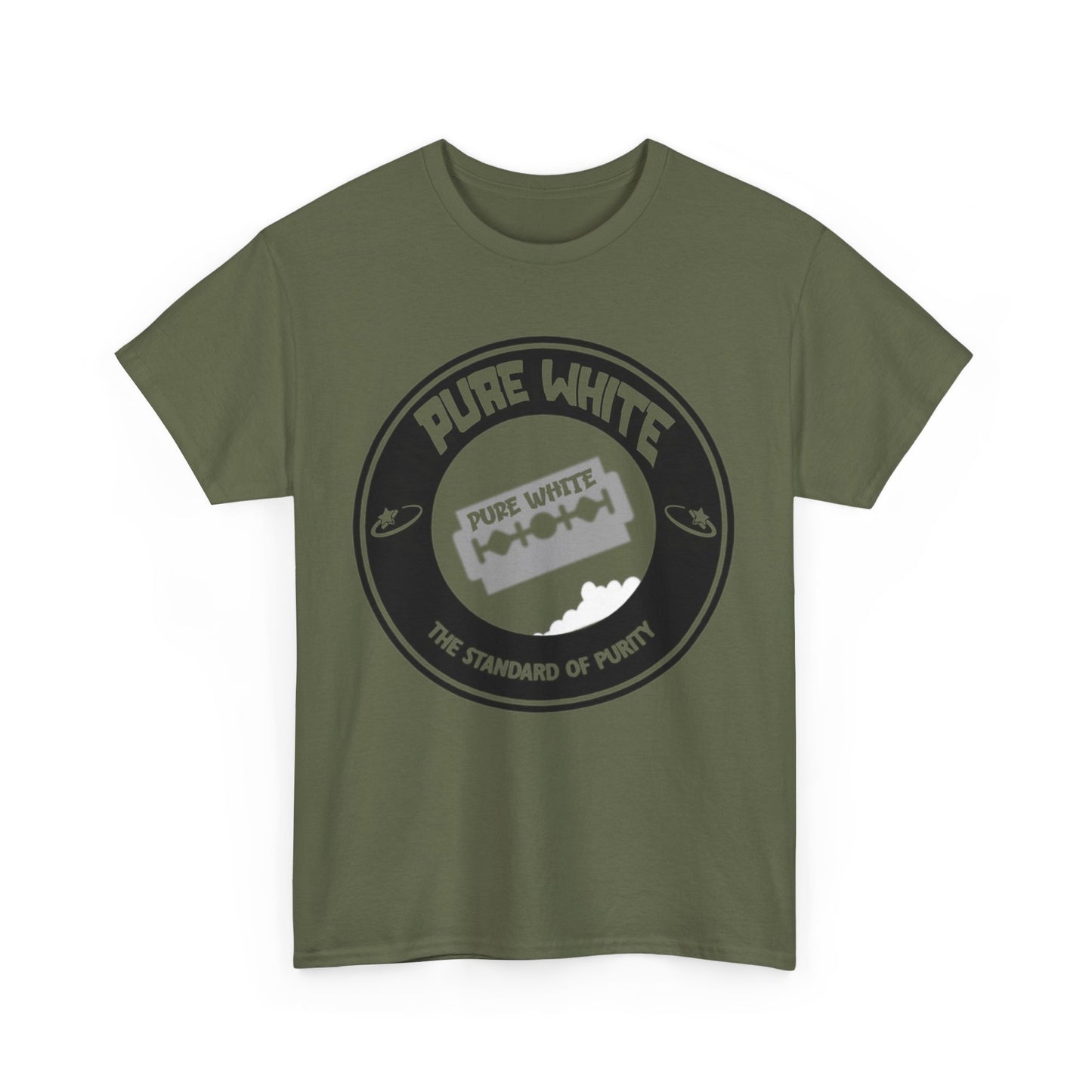 Pure White Street Legend Collection Unisex Heavy Cotton Tee
