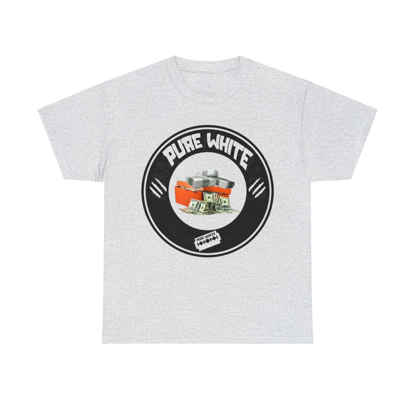 Pure White Street Legend collection Unisex Heavy Cotton Tee