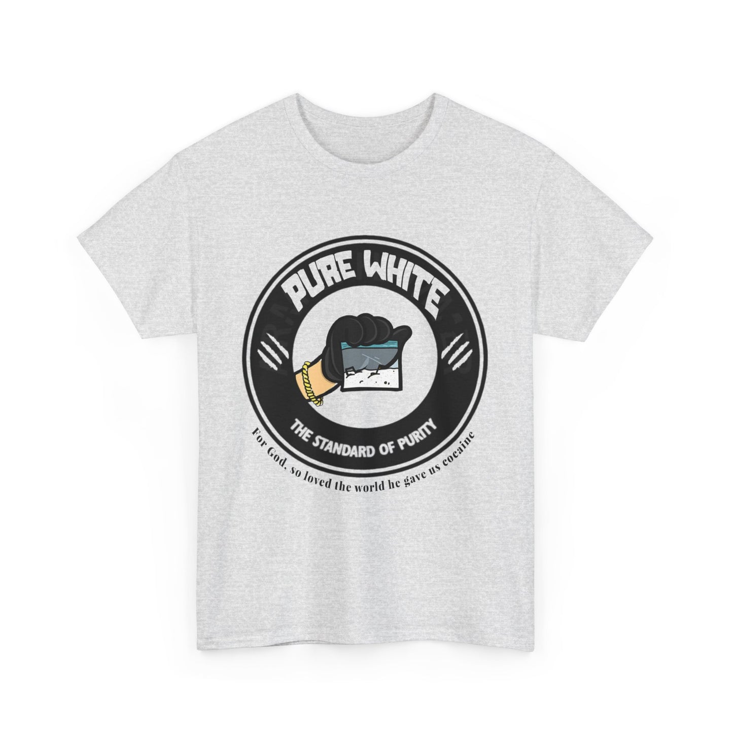 Pure White Street Legend Collection Unisex Heavy Cotton Tee