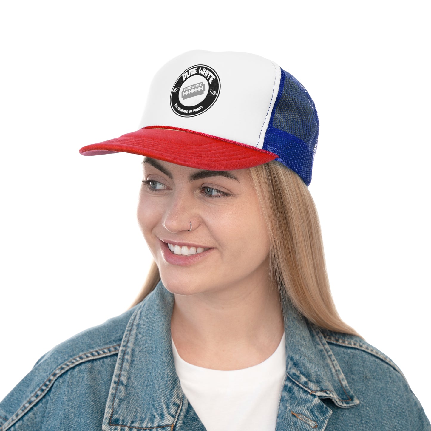 Pure White Trucker Caps