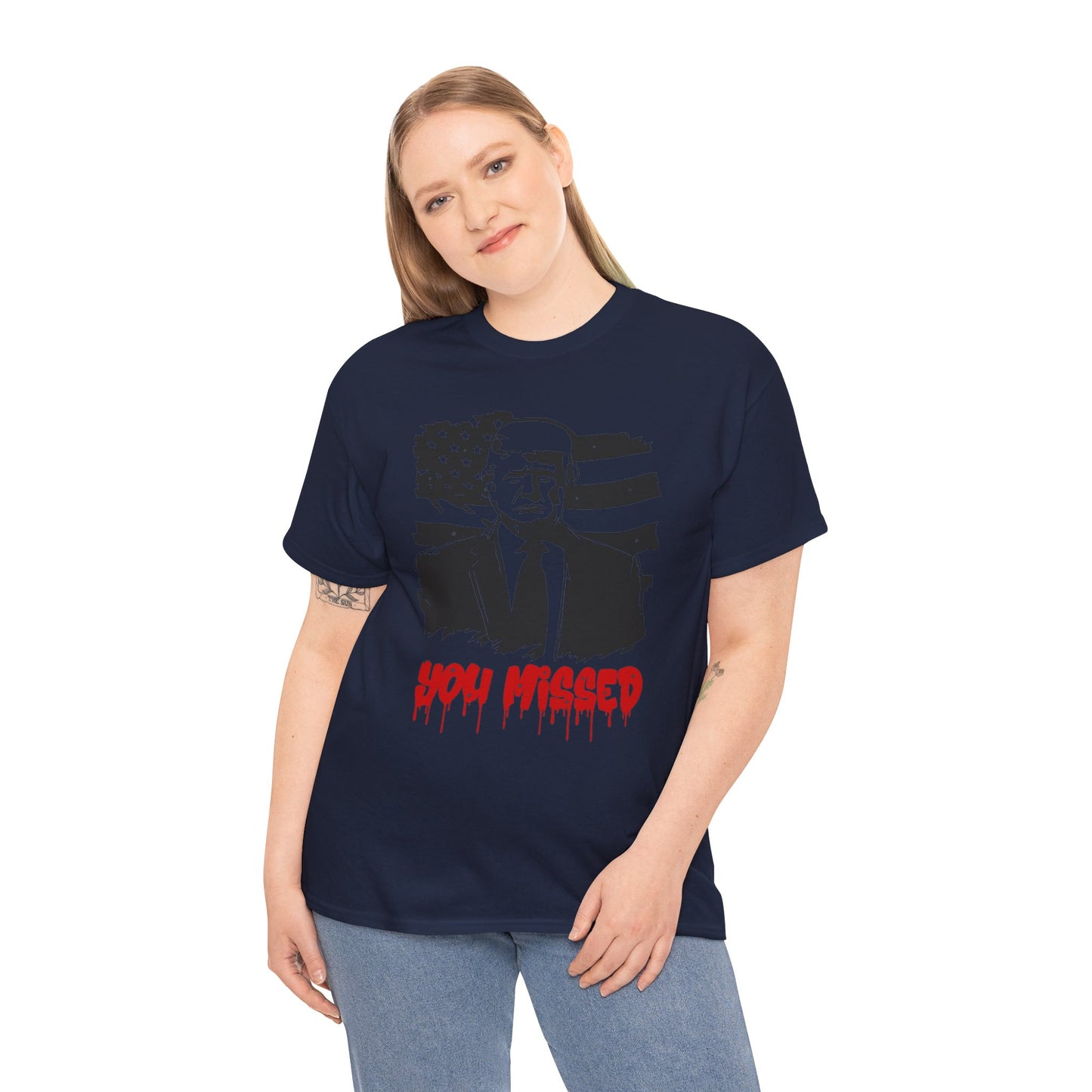 Trump You Missed Unisex Heavy Cotton Tee