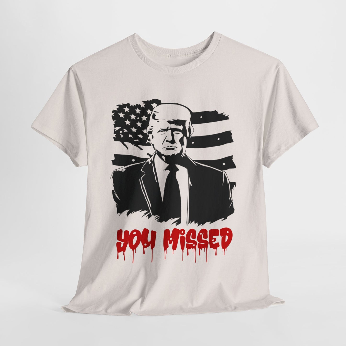 Trump You Missed Unisex Heavy Cotton Tee