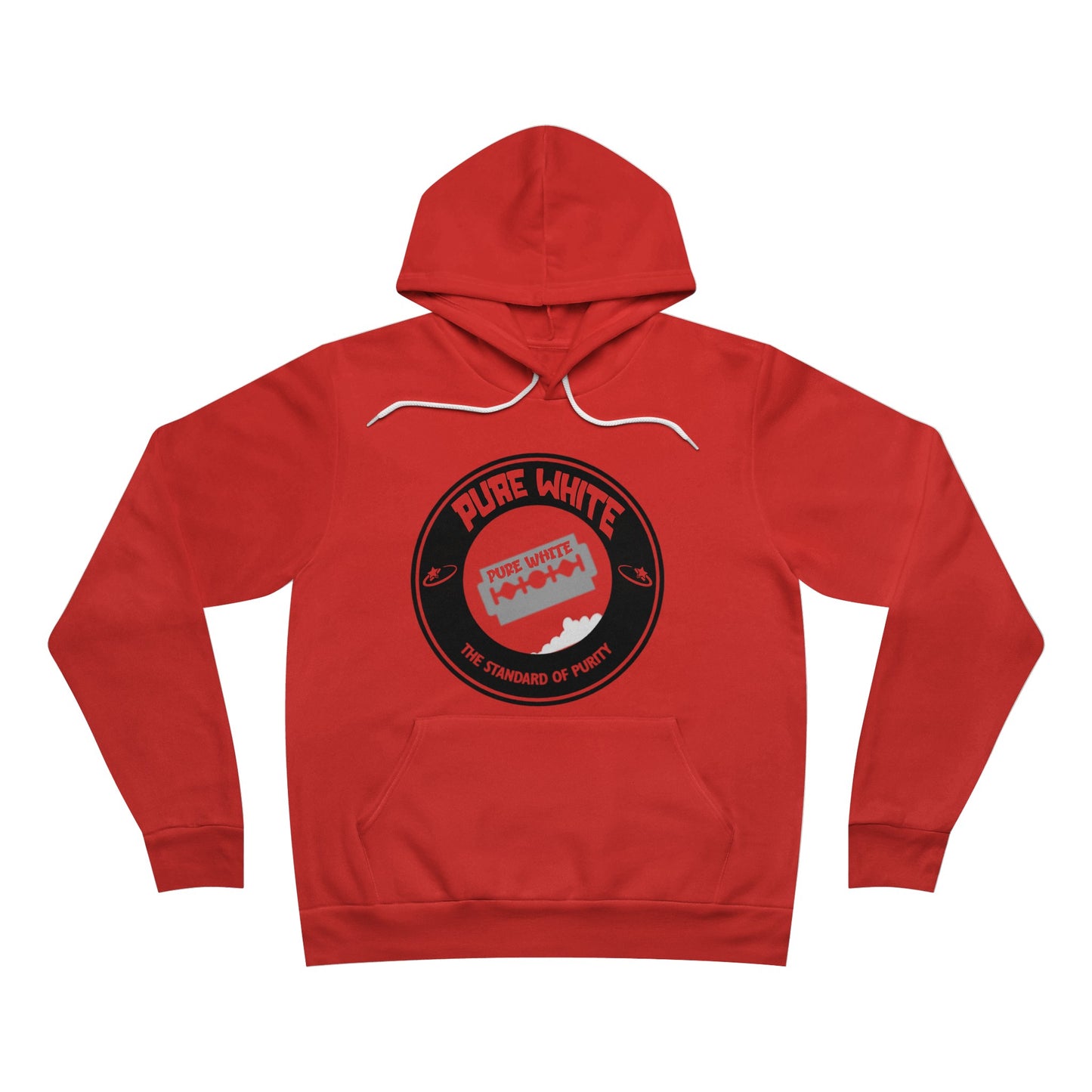 Pure White Collection Unisex Sponge Fleece Pullover Hoodie