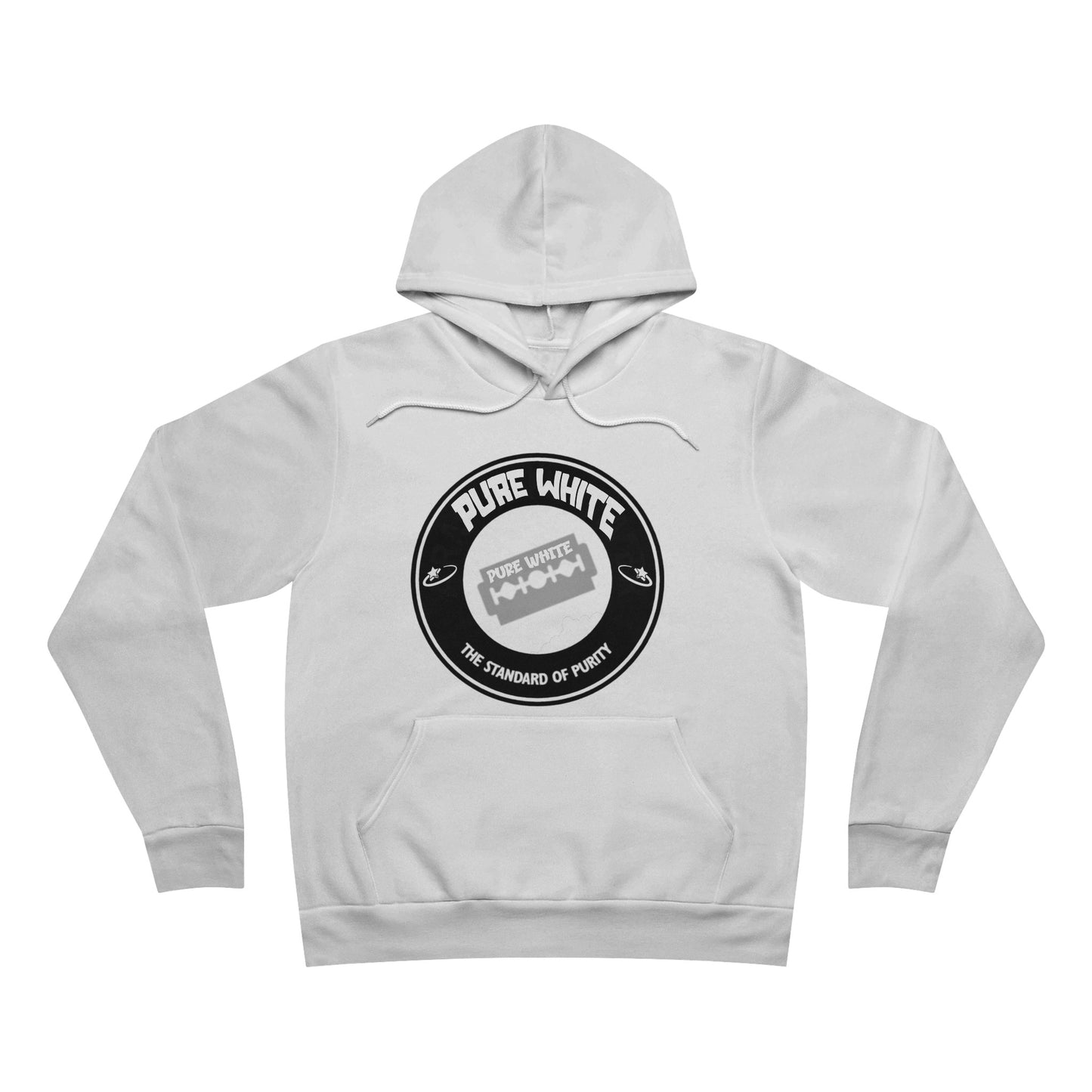 Pure White Collection Unisex Sponge Fleece Pullover Hoodie