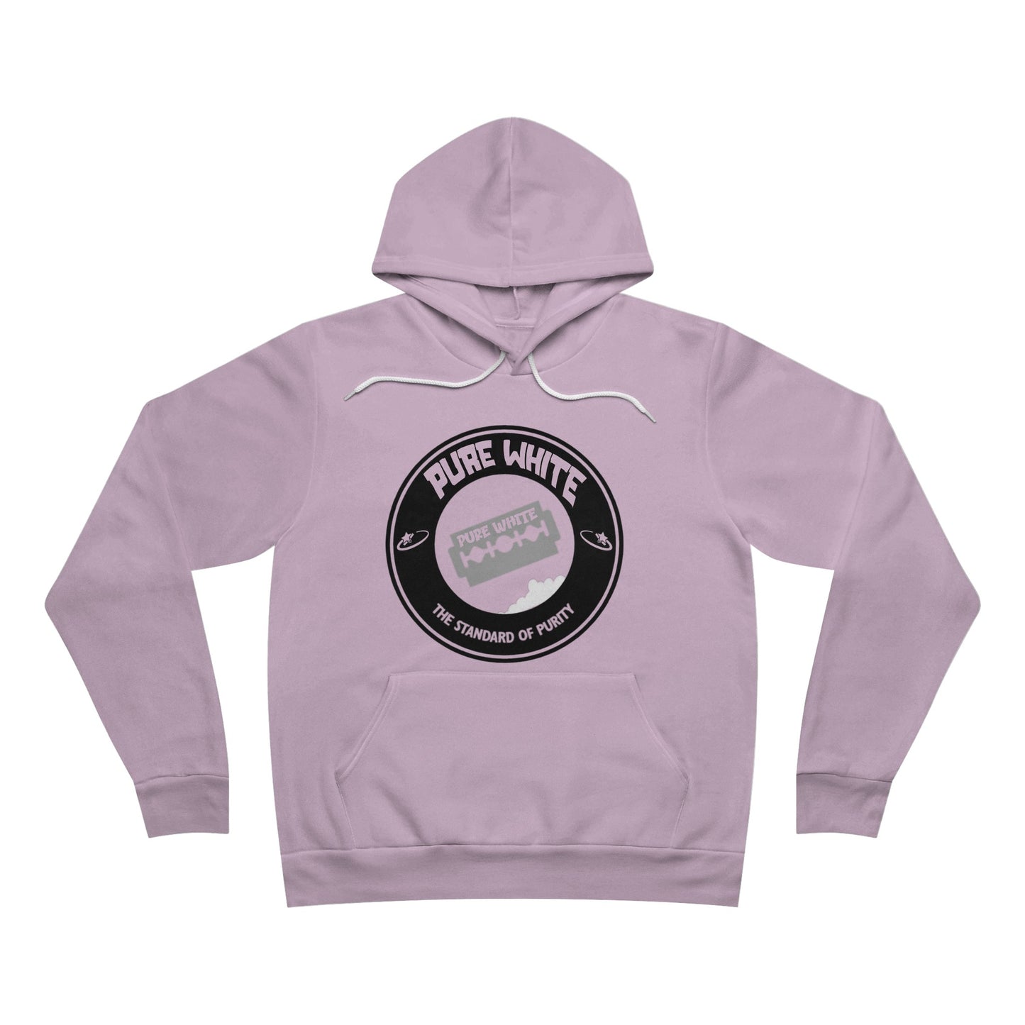 Pure White Collection Unisex Sponge Fleece Pullover Hoodie