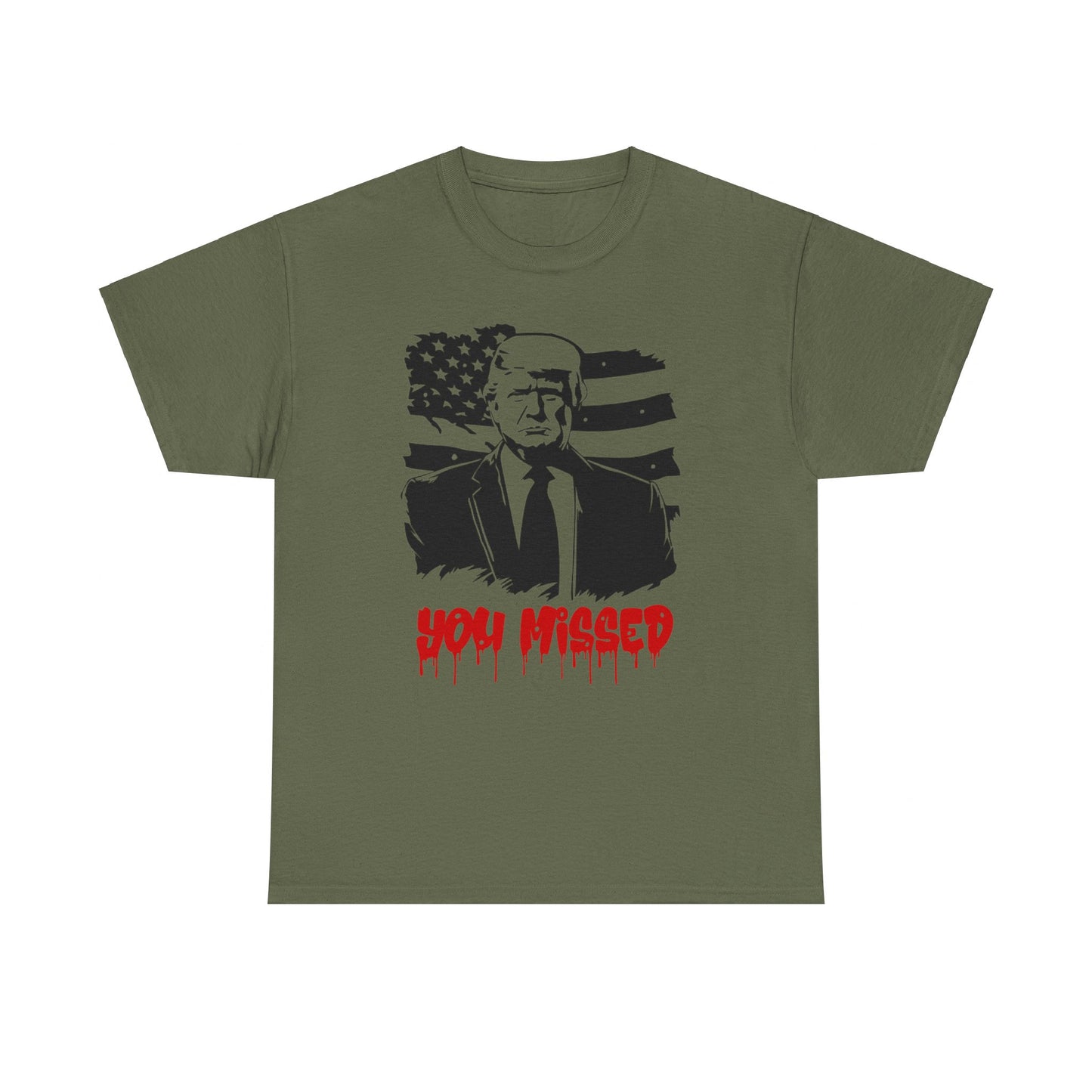 Trump You Missed Unisex Heavy Cotton Tee